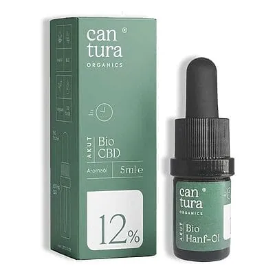 Cantura Akut 24 CBD Öl BIO – 24% BIO Hanf-Öl – 10 ml