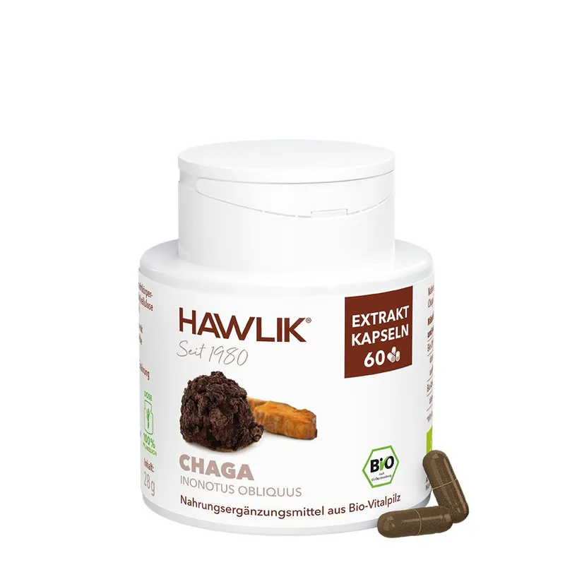 HAWLIK Bio Chaga Extrakt Kapseln - 240