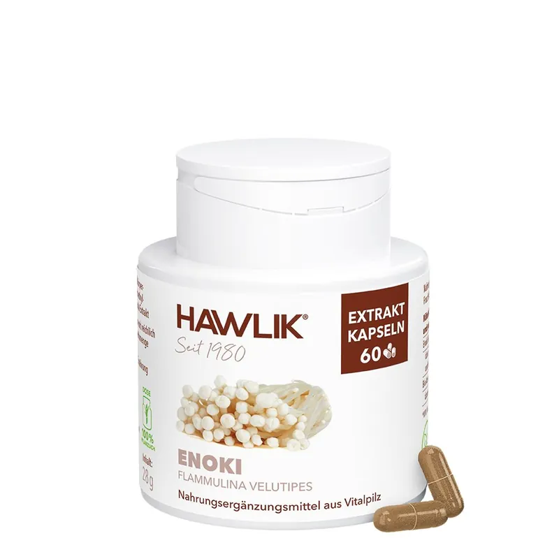 Capsules d'extrait d'Enoki HAWLIK - 240