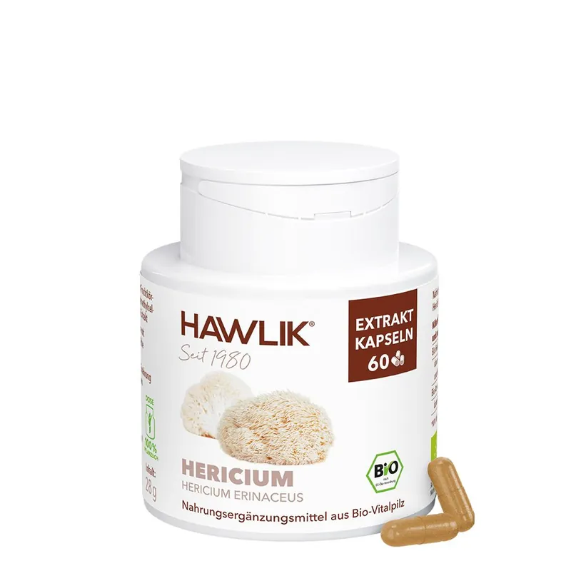 HAWLIK Bio Hericium Extrakt Kapseln - 240