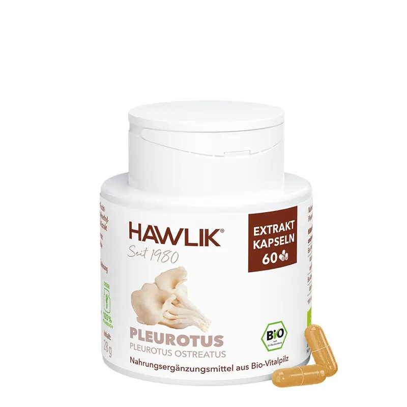 HAWLIK Bio Pleurotus Extrakt Kapseln - 240 Kapseln