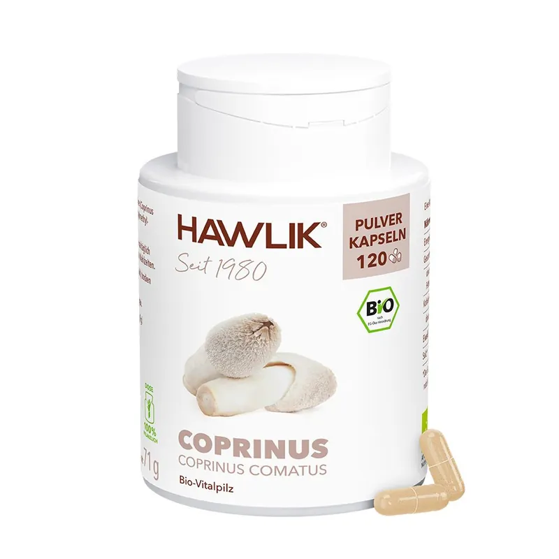 HAWLIK Bio Coprinus Pulver Kapseln