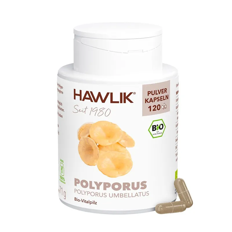 HAWLIK Bio Polyporus Pulver Kapseln - 250