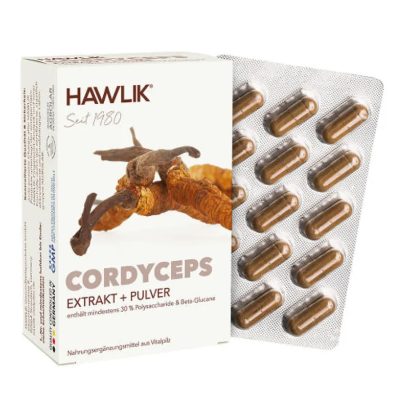 HAWLIK Cordyceps Extrakt + Pulver - 120