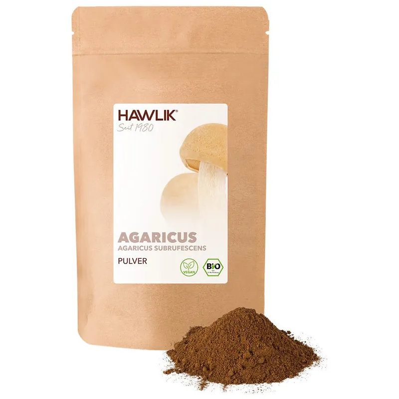 HAWLIK Bio Agaricus Pulver - 100 g