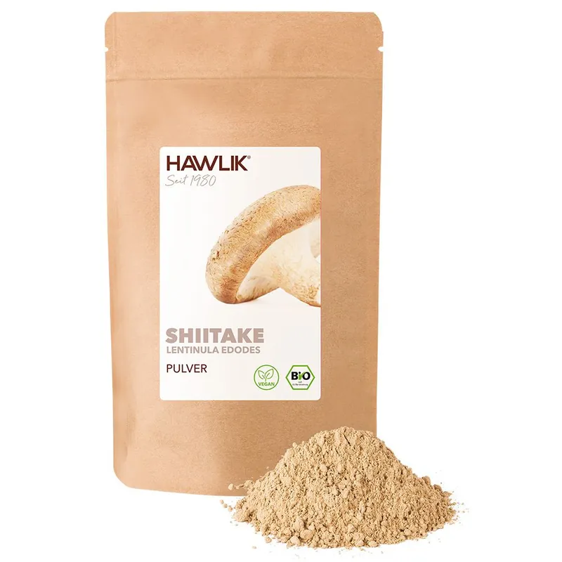 HAWLIK Bio Shiitake Pulver - 100 g