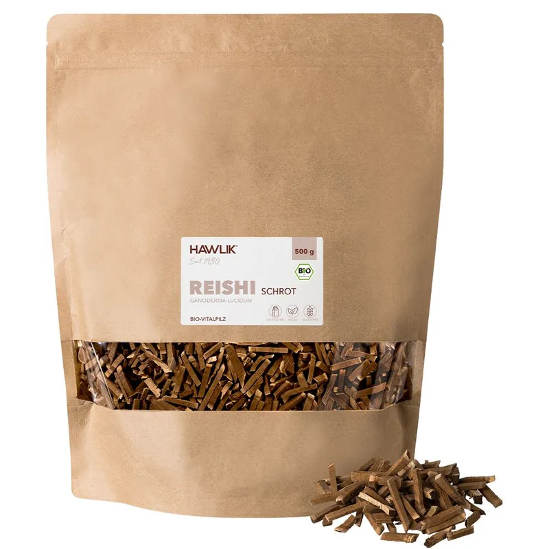 HAWLIK Bio Reishi geschrotet - 500 g