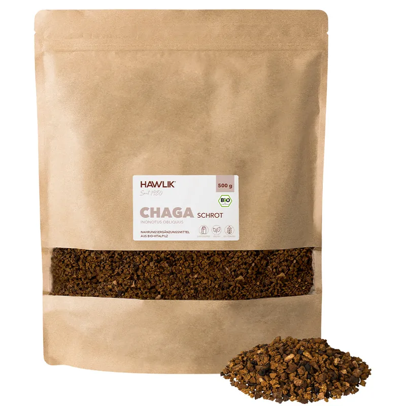 Chaga biologique écrasé HAWLIK - 500g