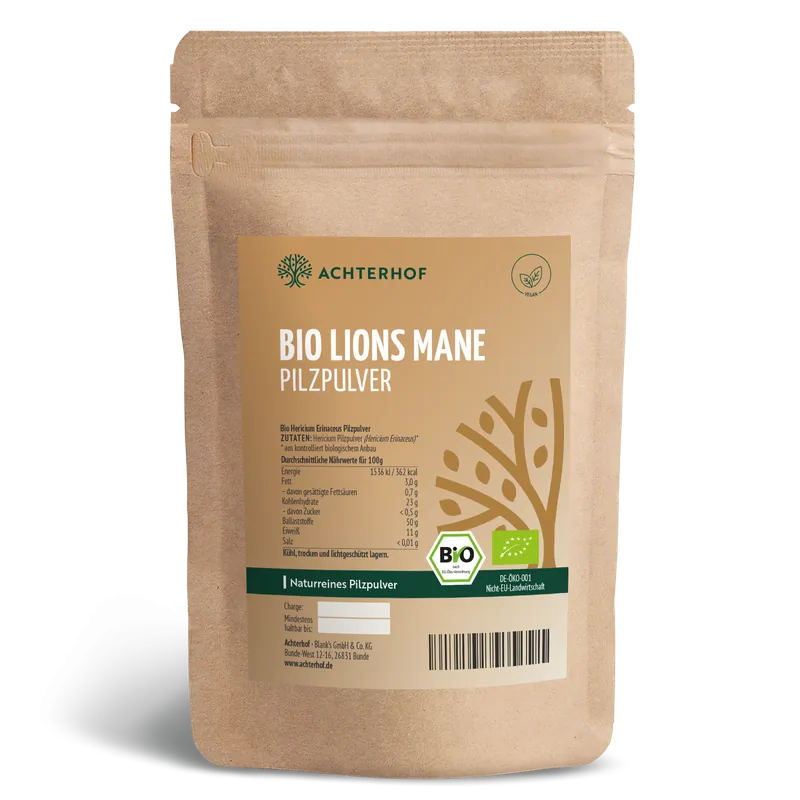 Bio Lions Mane Pilzpulver (250g)